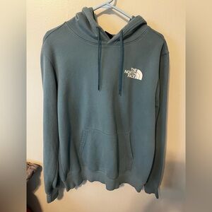 The North Face Men's Size Medium Light Teal Hoodie Like New